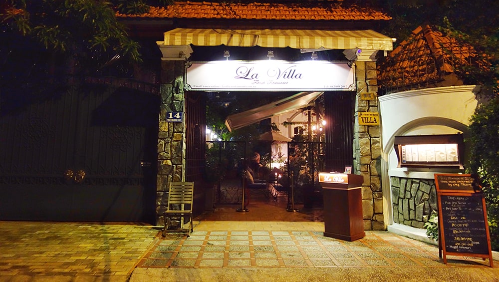 越南·胡志明市·美食－位於第二郡的La Villa，必訪道地法餐！獨棟Villa，餐點好吃、氣氛佳